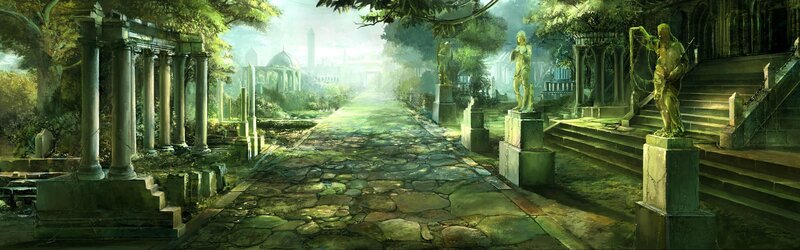 ancient ruins garden