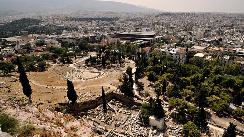 Ancient ruins in Athens
