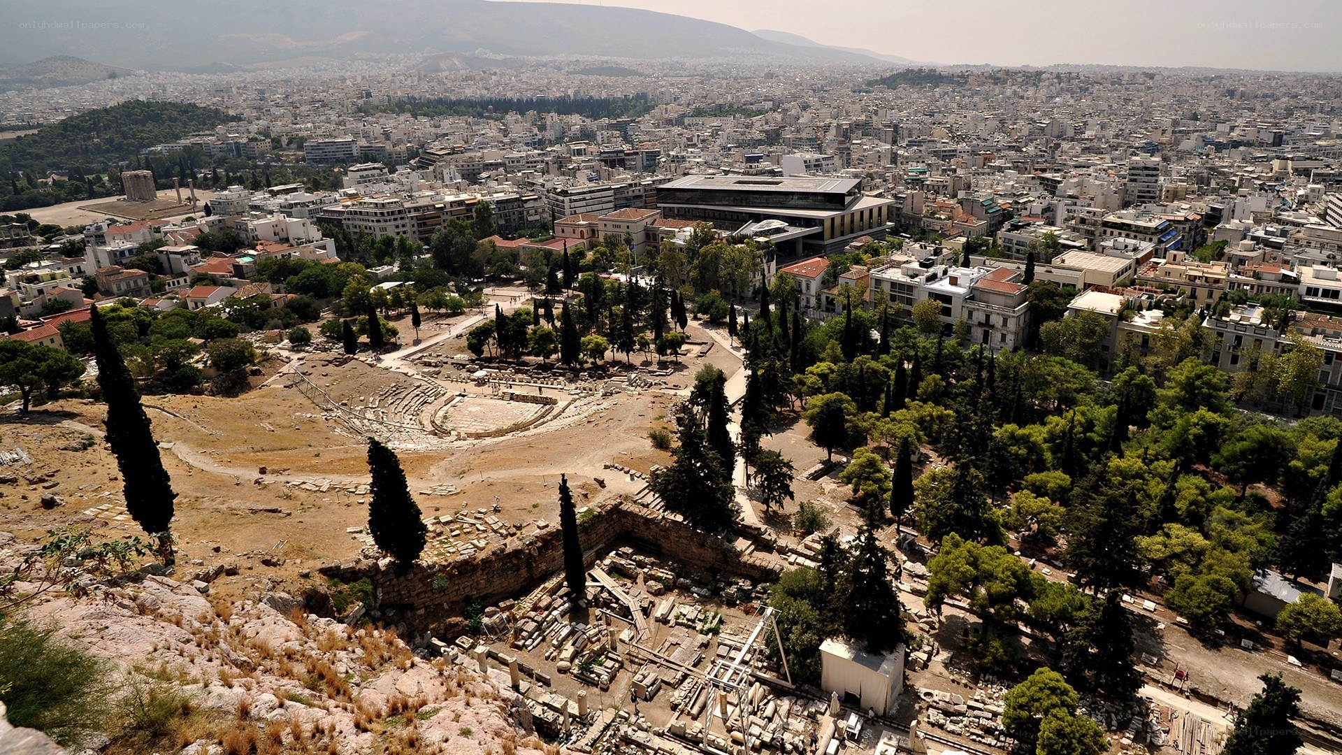 Ancient ruins in Athens