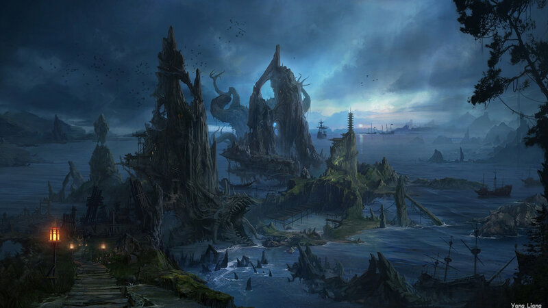 Ancient Ruins in Bay