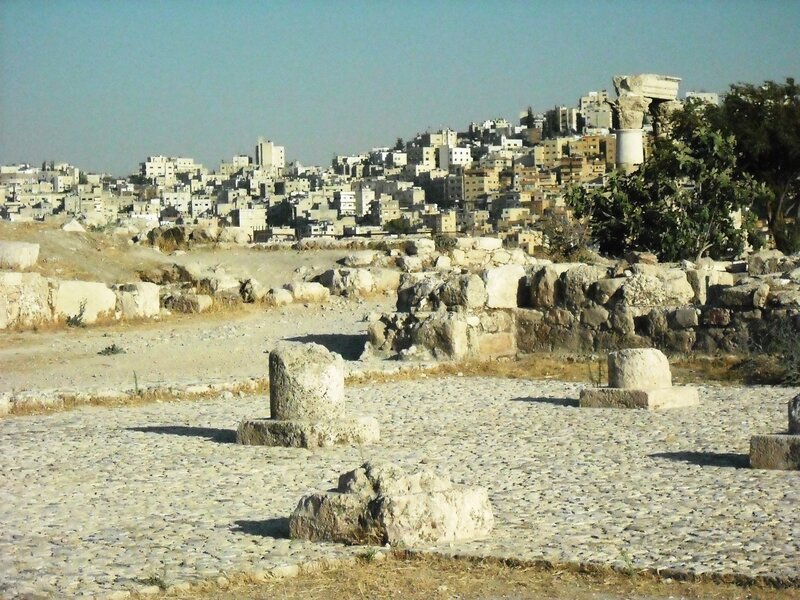 Ancient Ruins in City