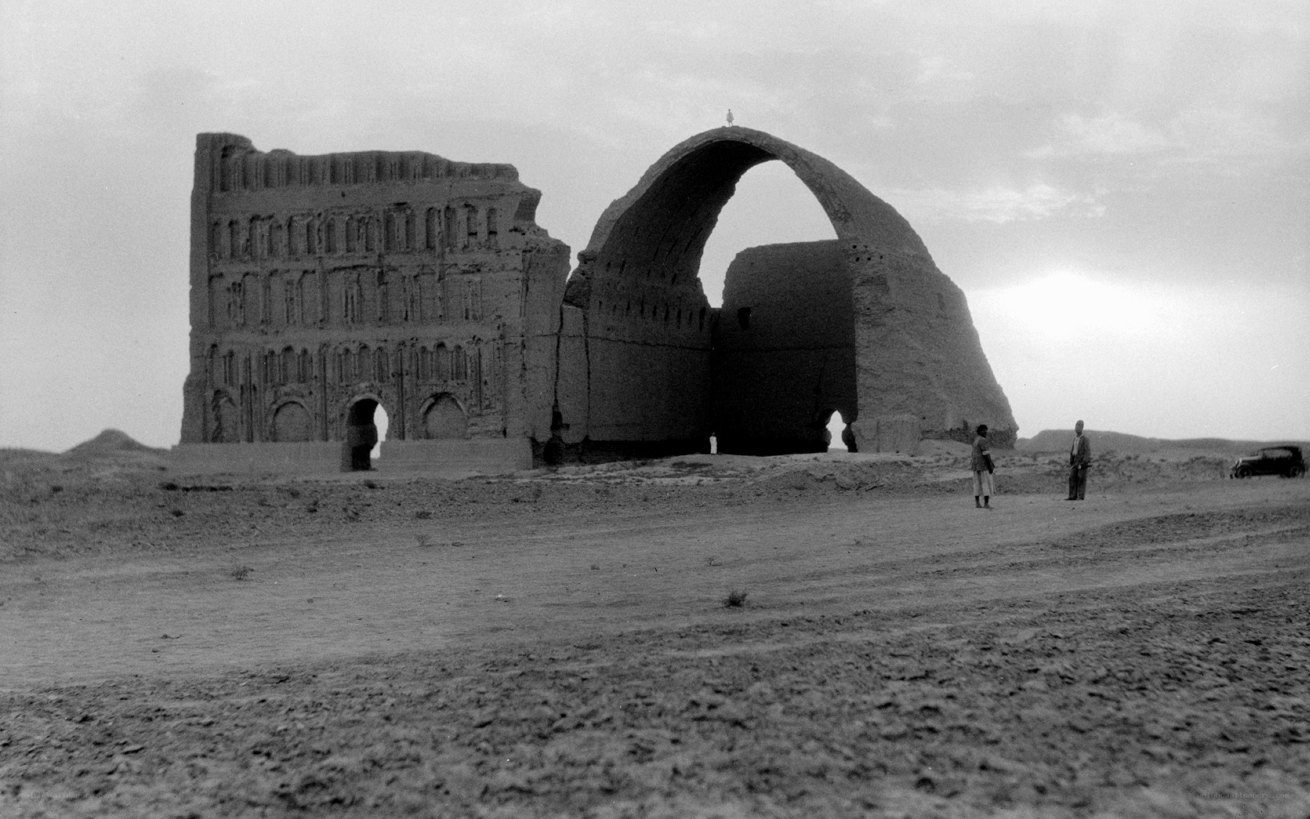 Ancient ruins in desert