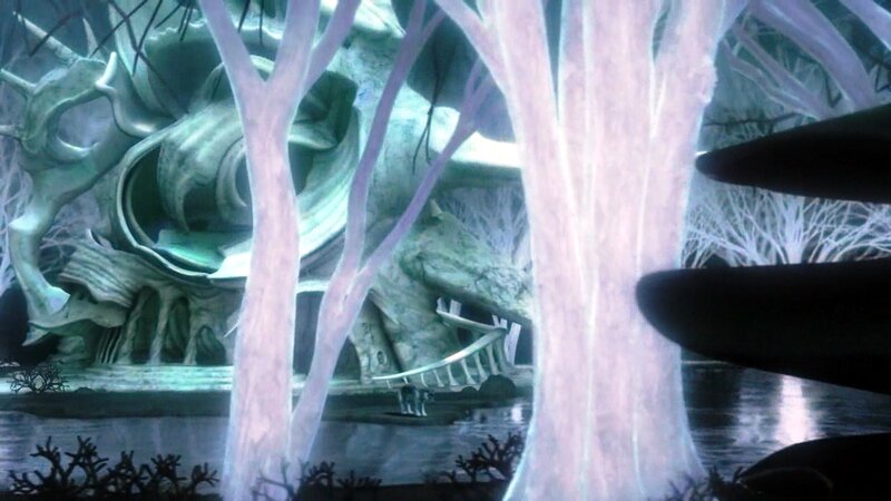 Ancient Ruins in Forest — Green, Eerie