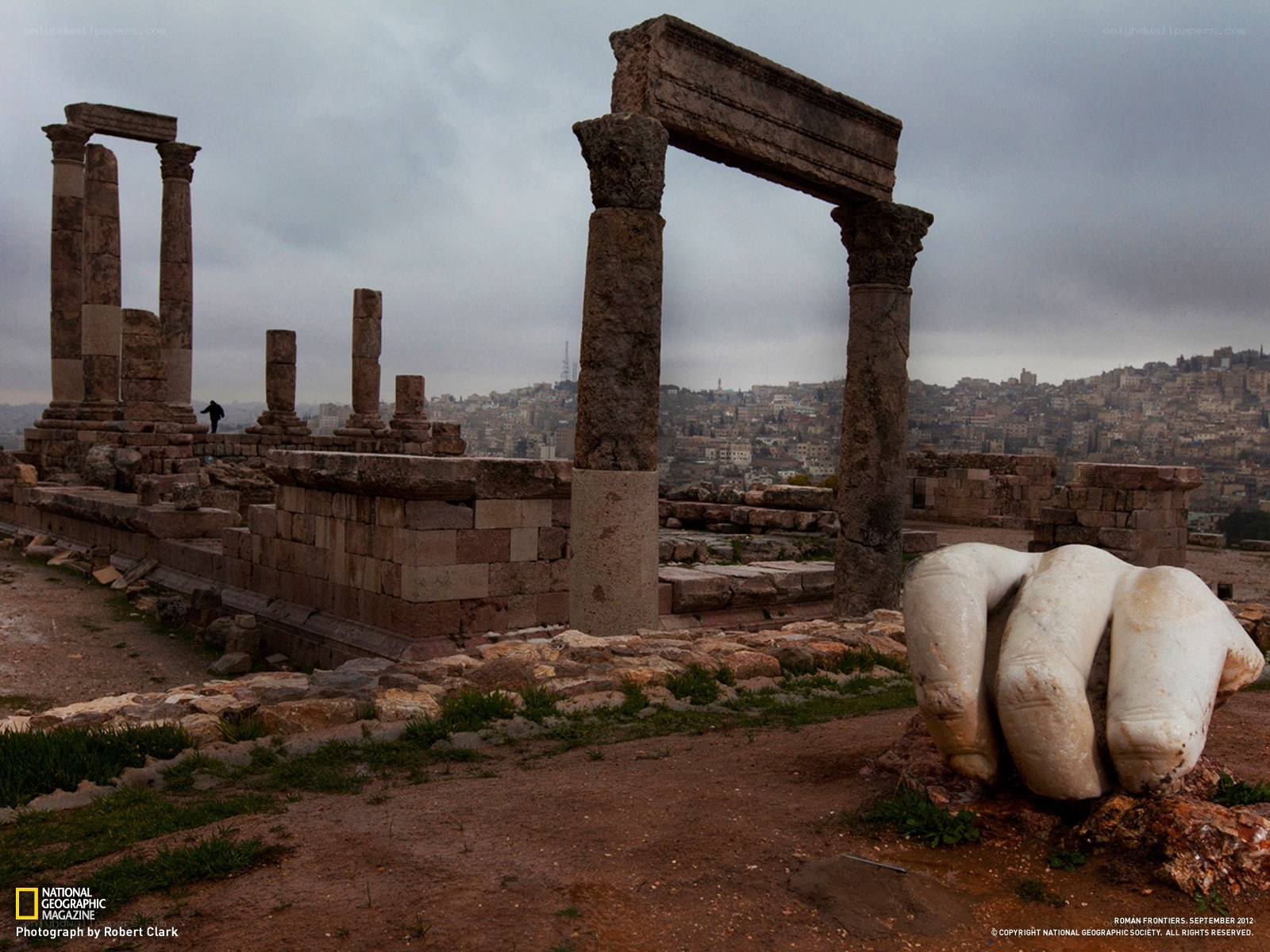 Ancient ruins in Jordan