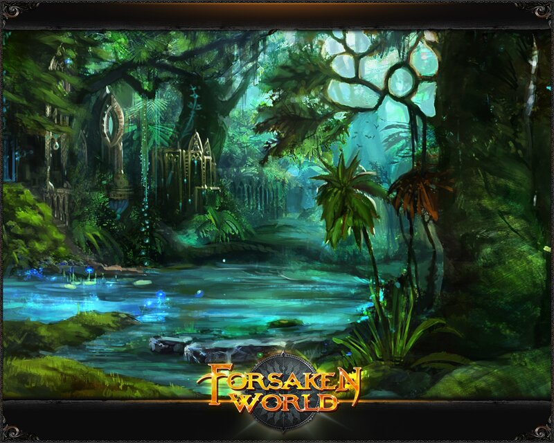 Ancient Ruins in Jungle — Green, Mysterious