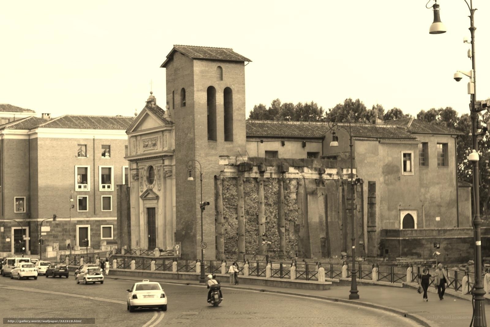 Ancient ruins in Rome