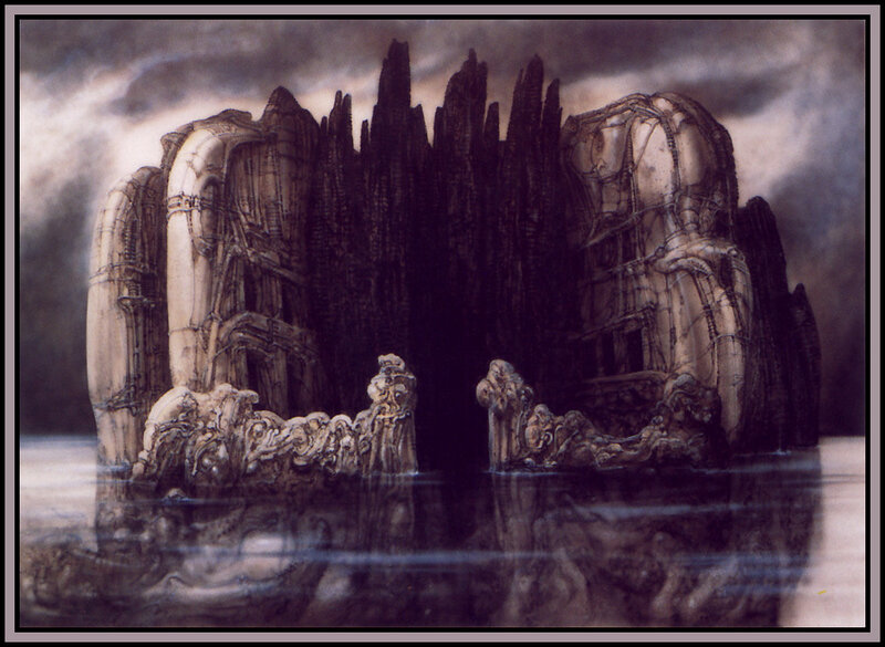 Ancient Ruins in Water — Brown