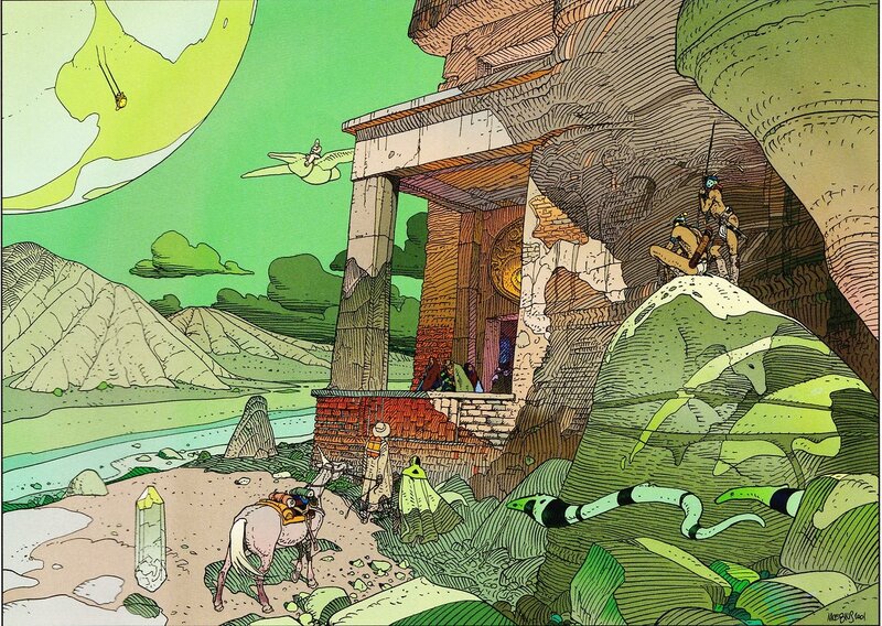 ancient ruins on alien planet
