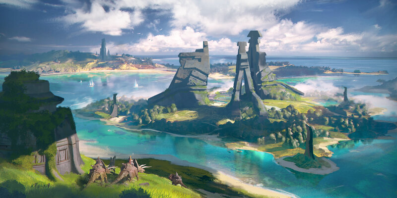 Ancient Ruins on Islands