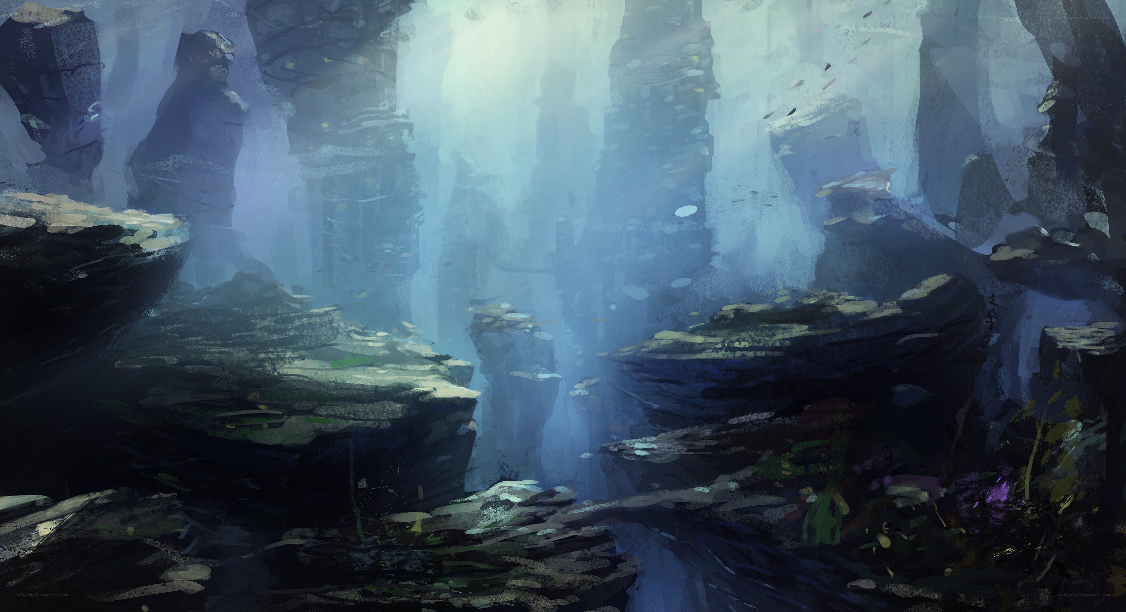 ancient ruins underwater