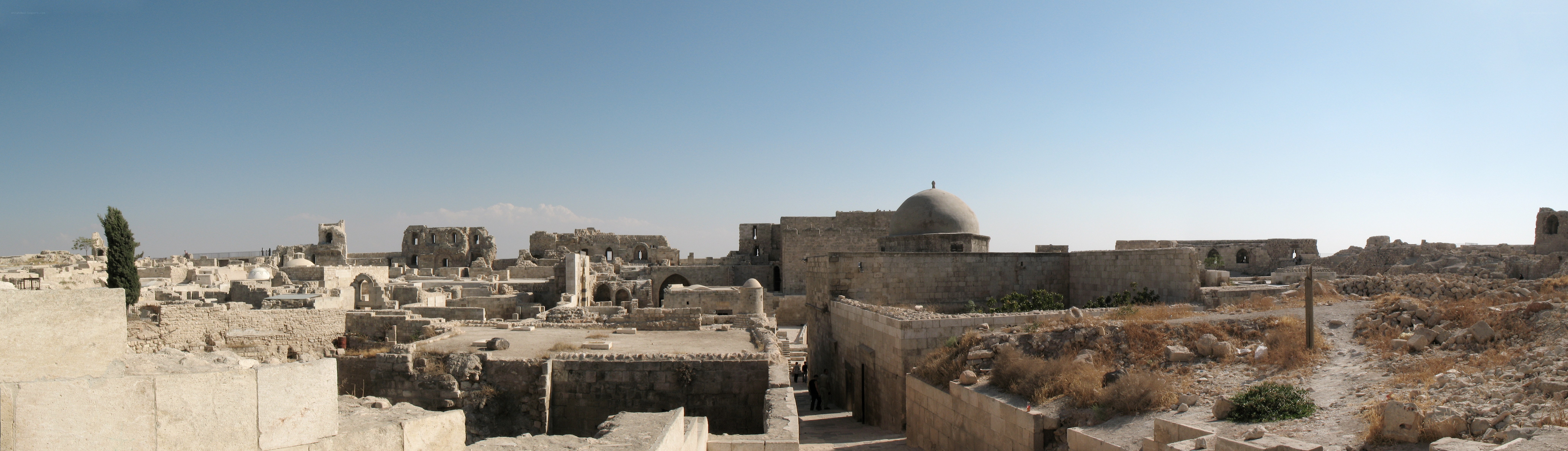 ancient ruins with dome