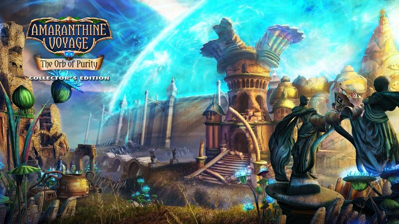 Ancient Ruins with Glowing Orb