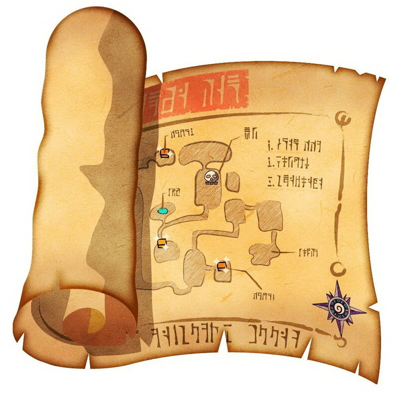 ancient scroll map