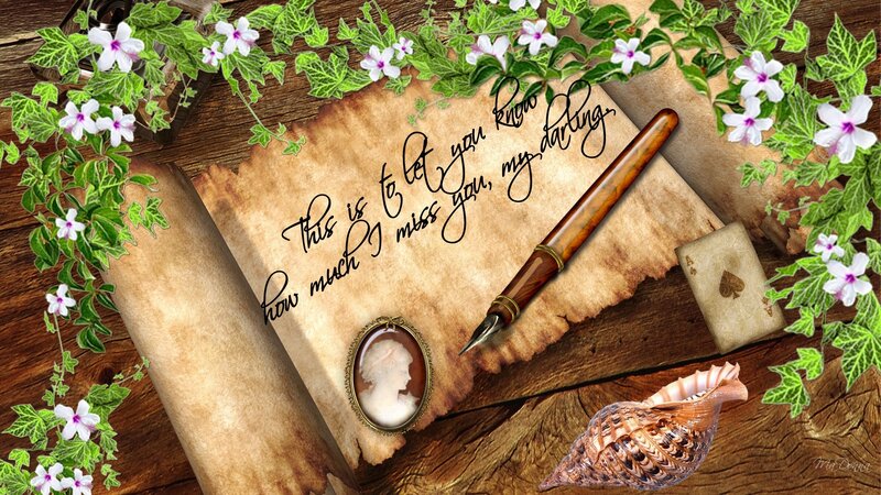 Ancient Scroll with Quill
