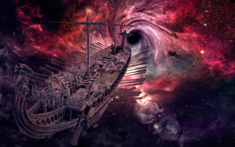 Ancient Ship in Space