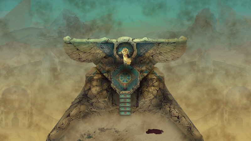 Ancient Statue with Wings