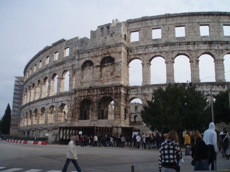 Ancient Stone Amphitheater — Gray, Historical