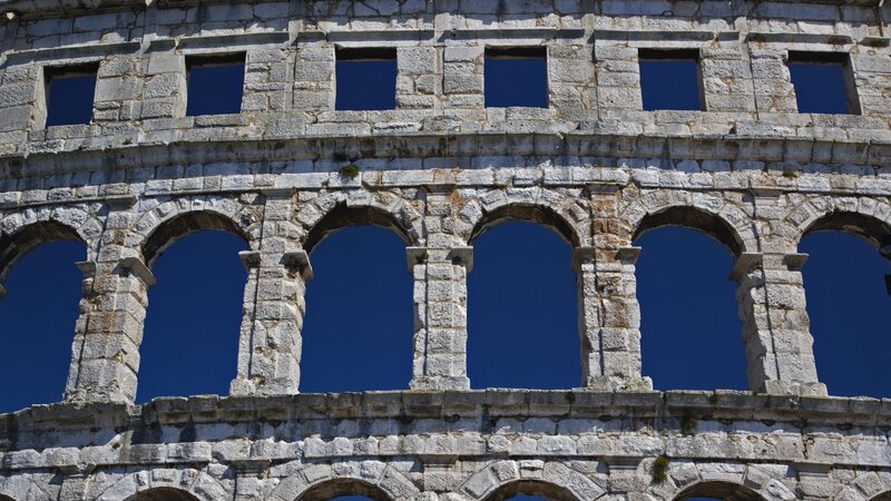 ancient stone amphitheater
