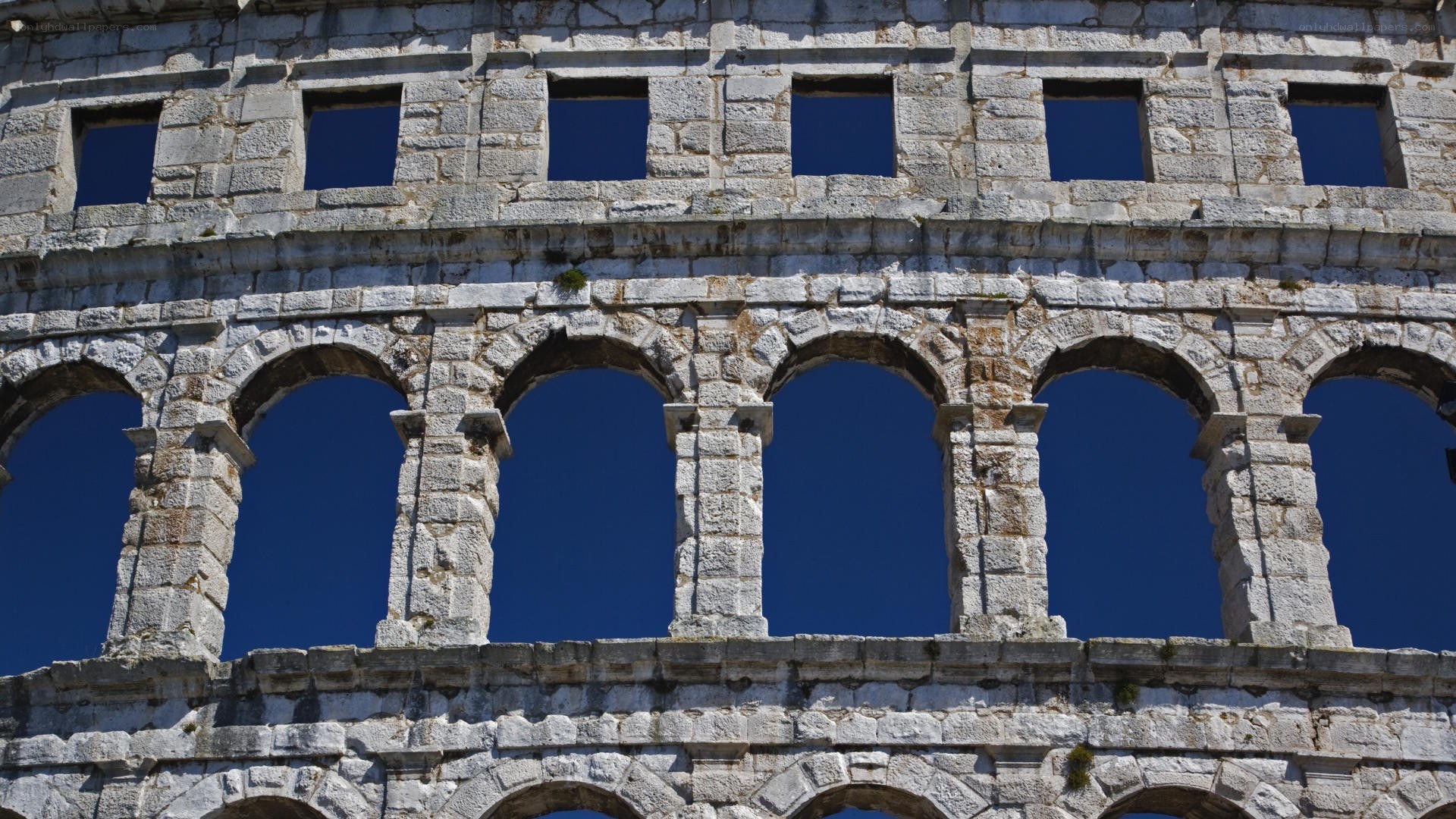 ancient stone amphitheater