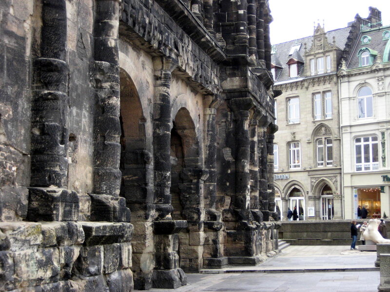 Ancient Stone Arches — Gray