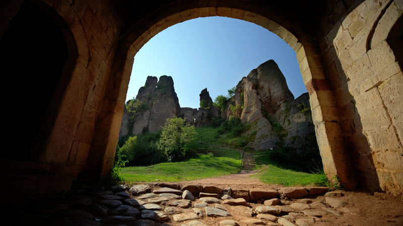 Ancient Stone Archway — Brown, Serene