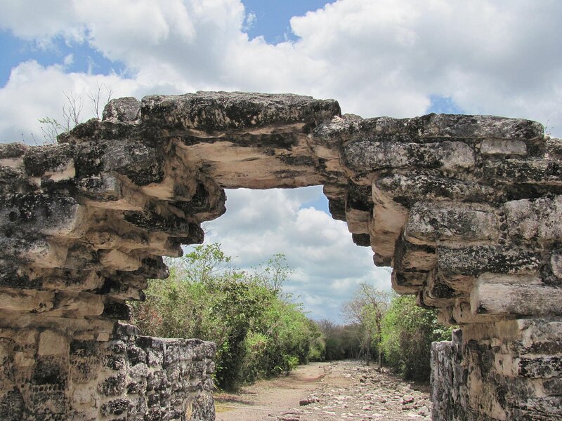 Ancient Stone Archway — Gray