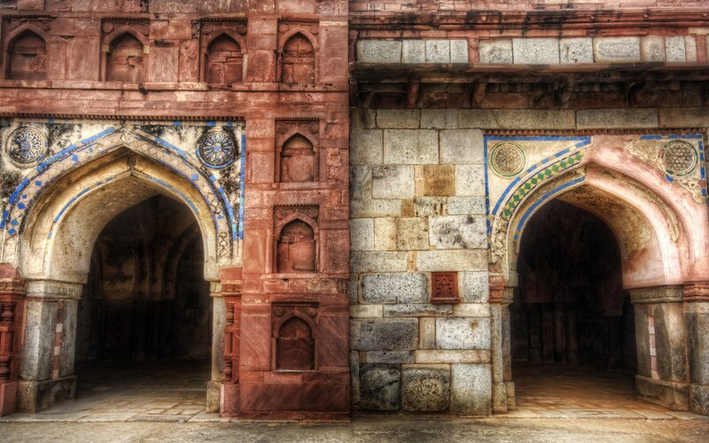 ancient stone archways
