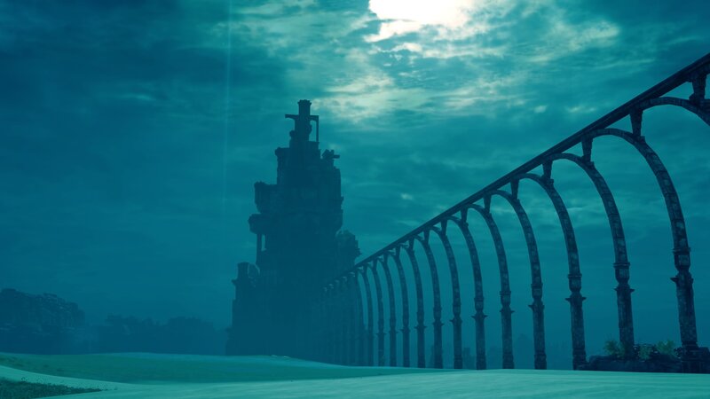 Ancient Stone Bridge — Blue, Dramatic, Night