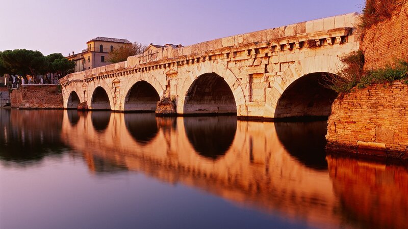 Ancient Stone Bridge — Orange