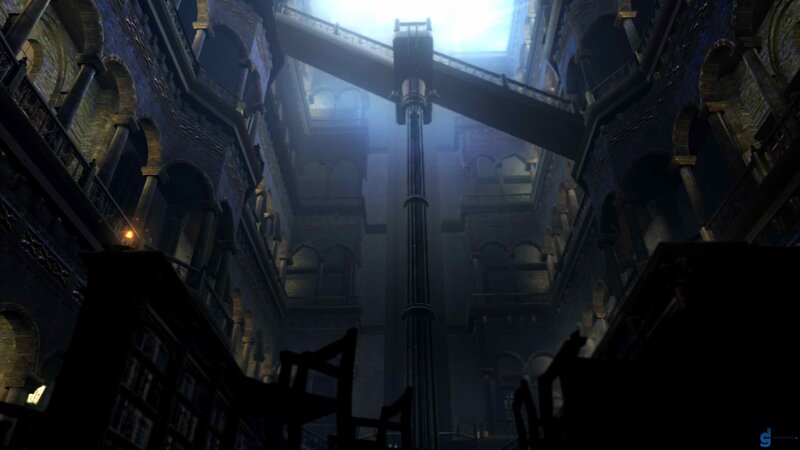 Ancient Stone Building — Gray