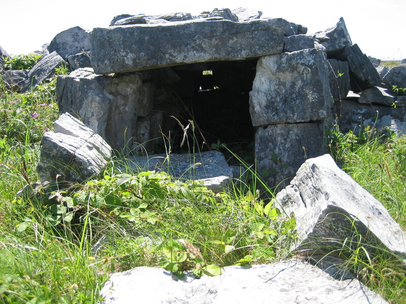 ancient stone burial chamber