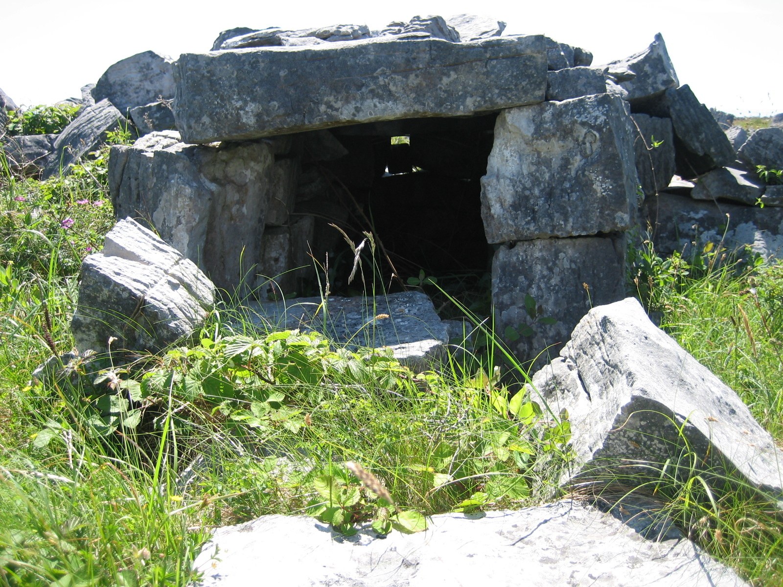 ancient stone burial chamber