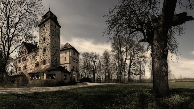 Ancient Stone Castle — Brown, Dramatic