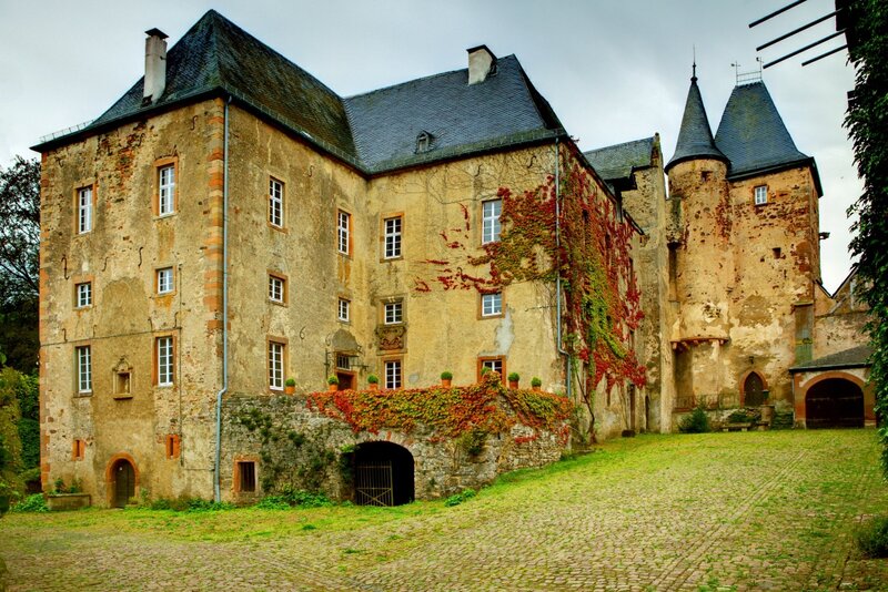 Ancient Stone Castle — Brown