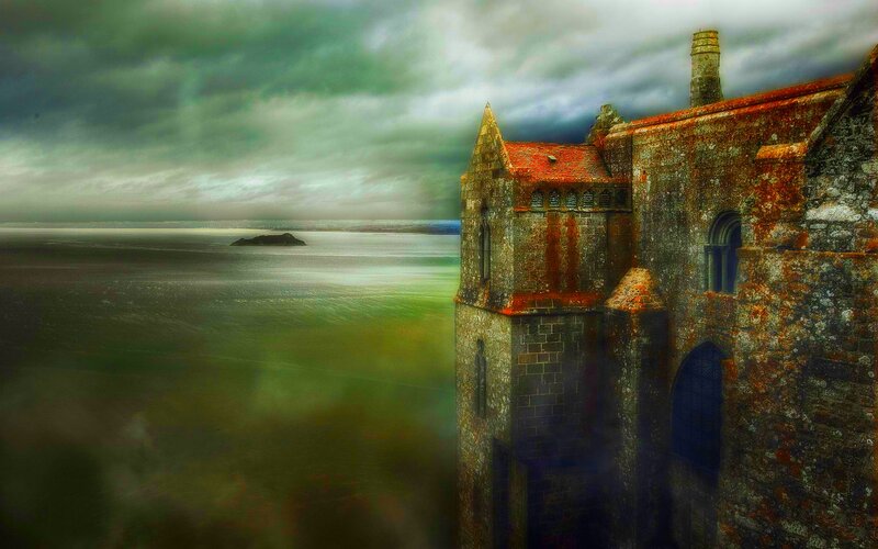 Ancient Stone Castle — Gray