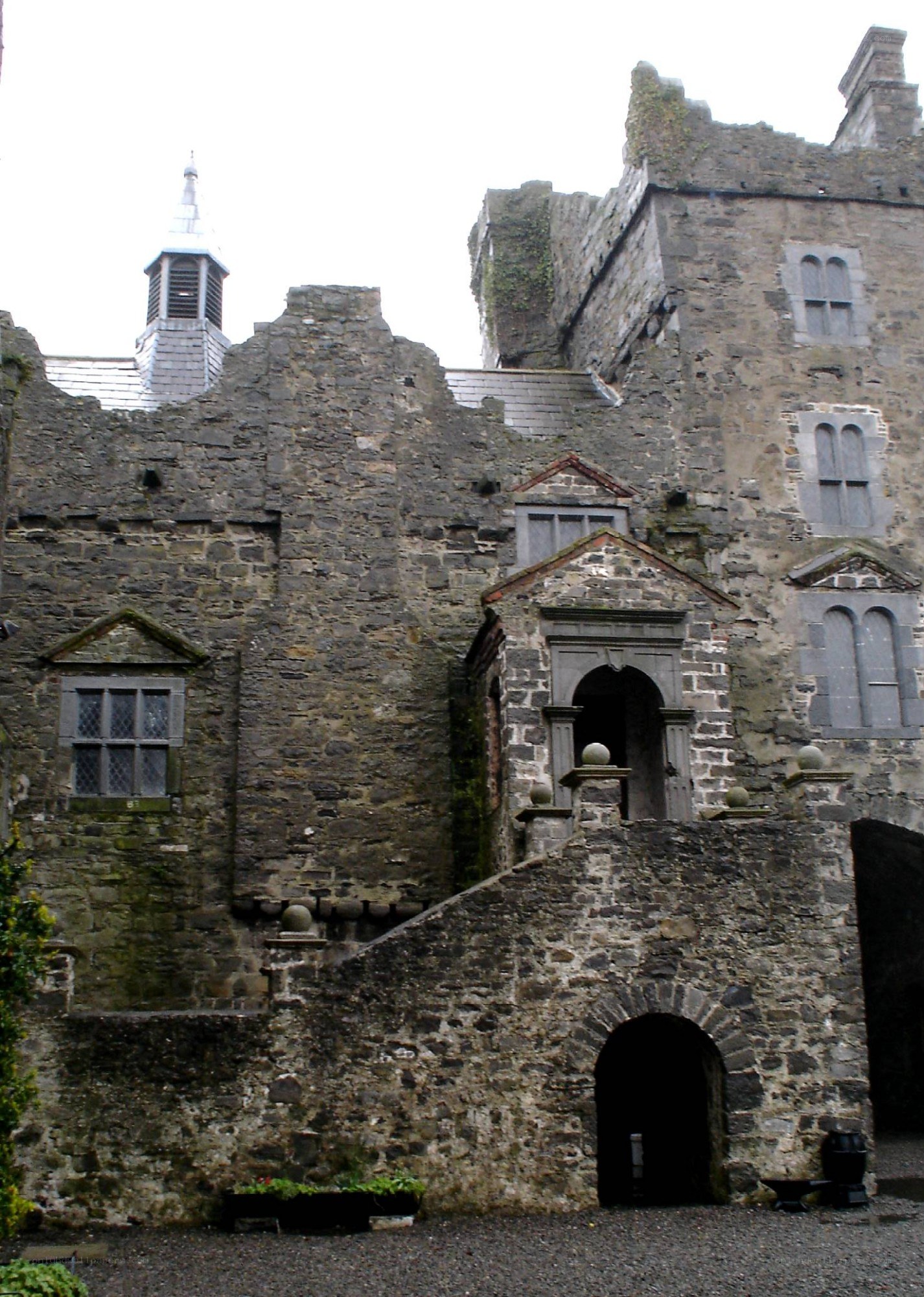 ancient stone castle ruins