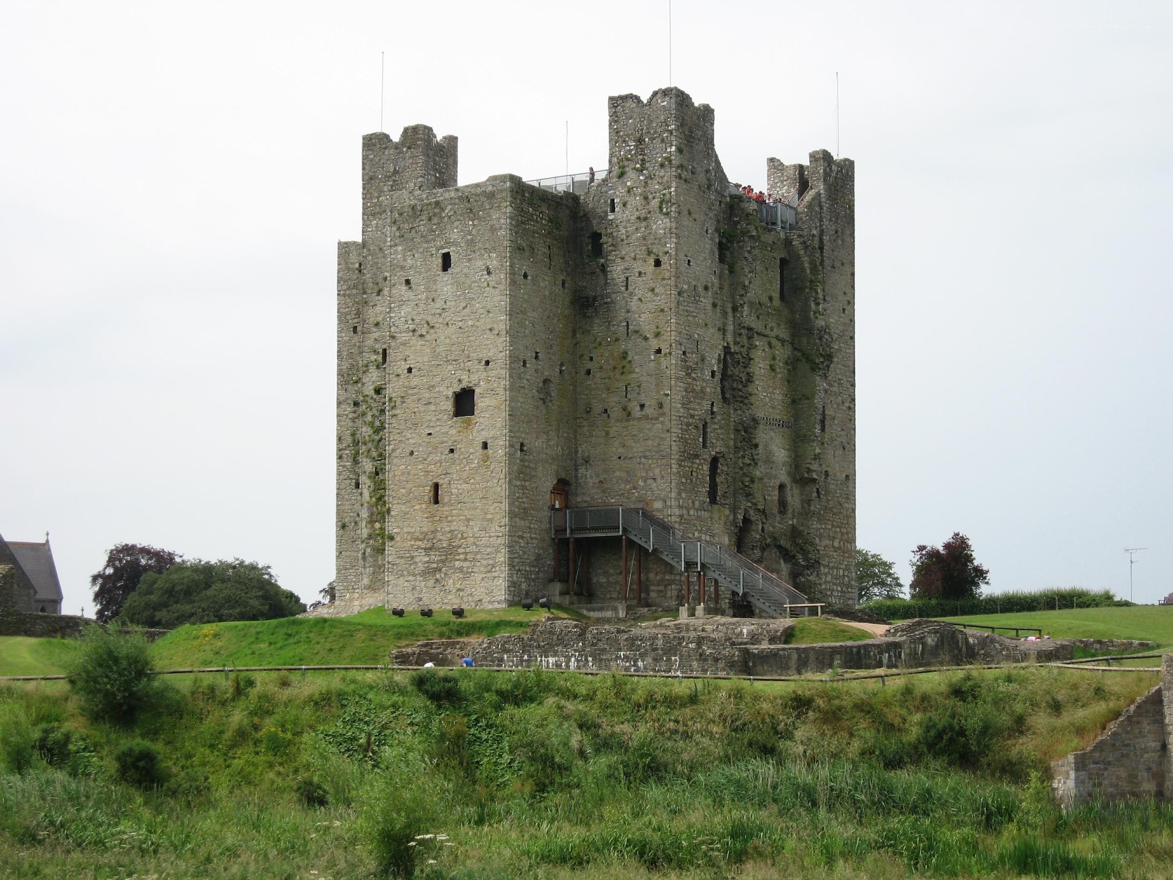 ancient stone castle tower