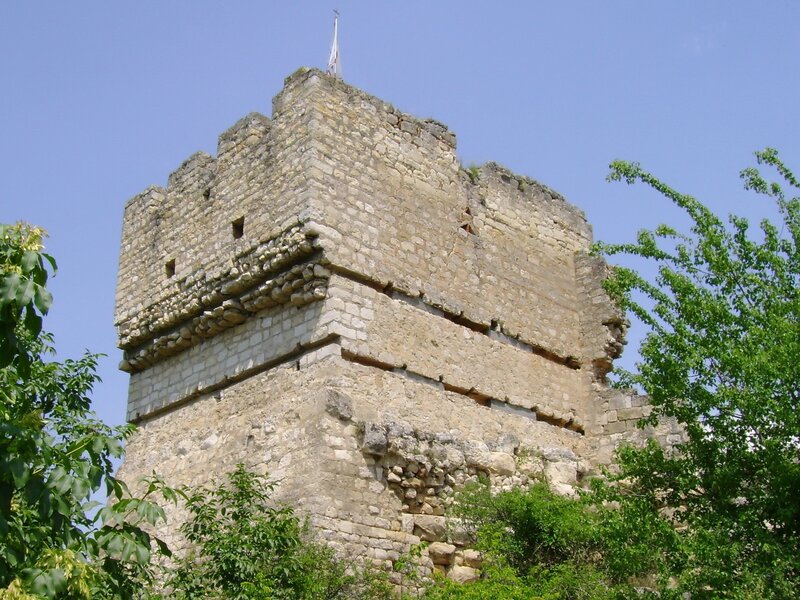 ancient stone castle tower