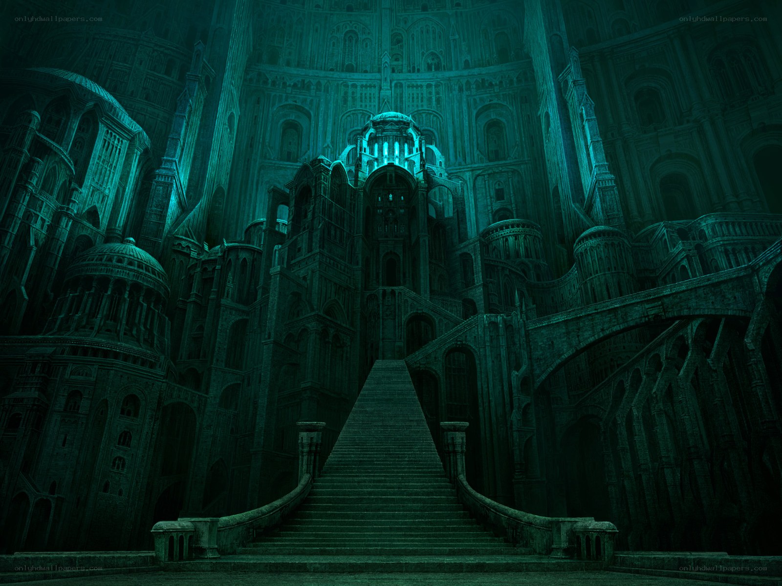 ancient stone cathedral