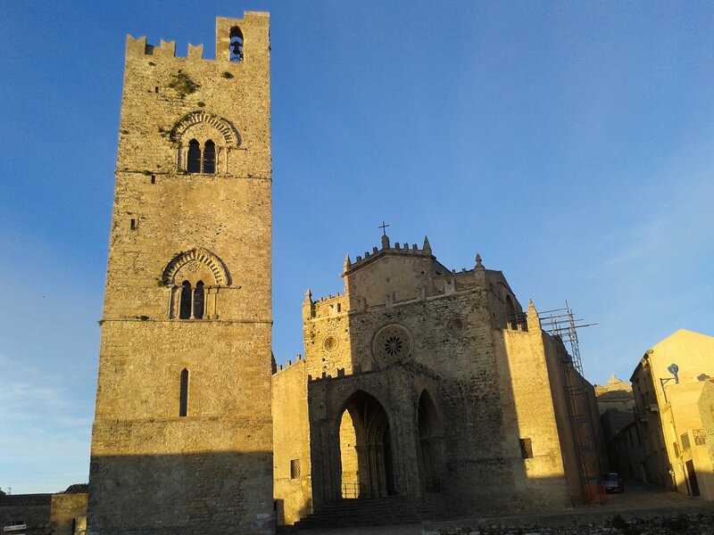 Ancient Stone Cathedral — Blue, Serene