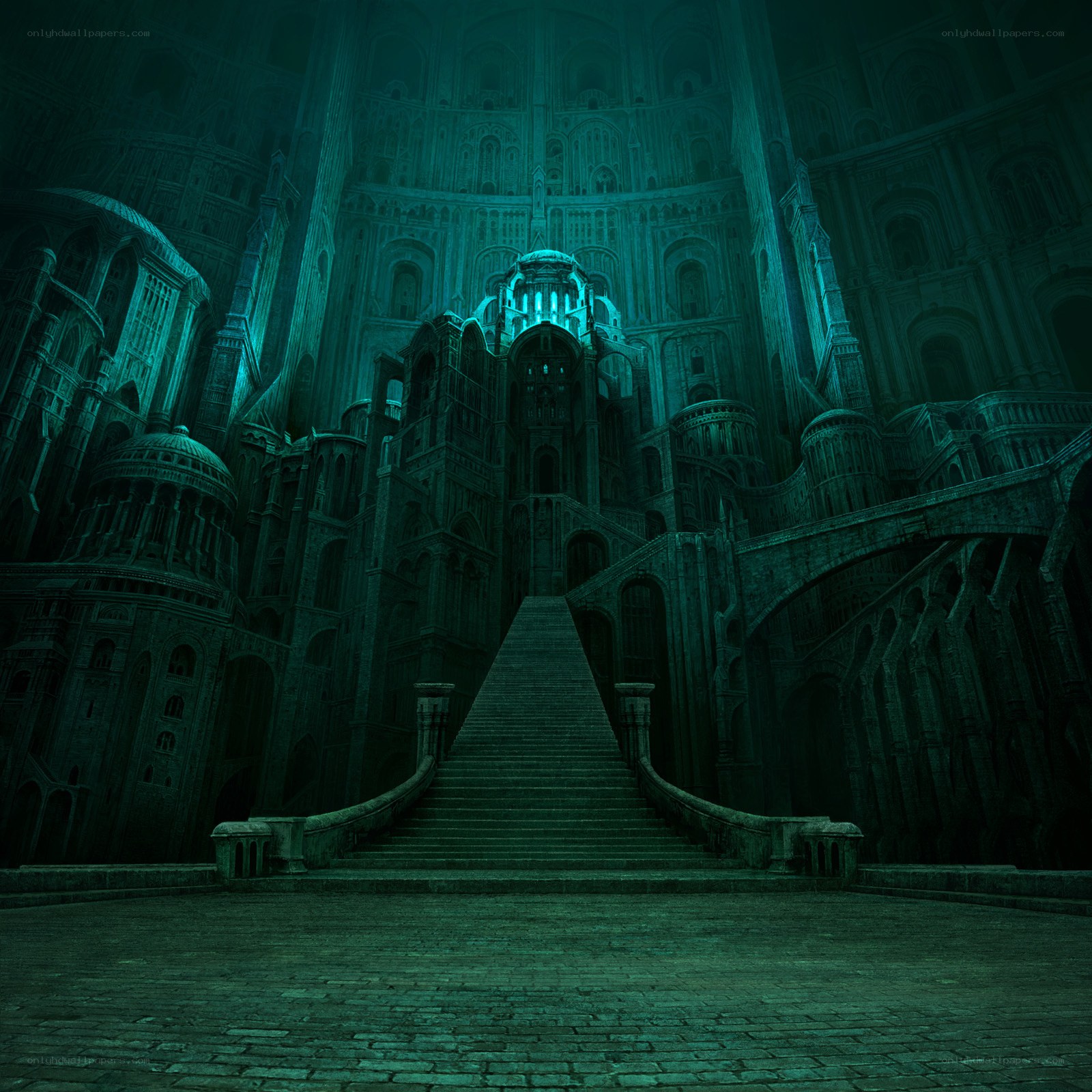 ancient stone cathedral