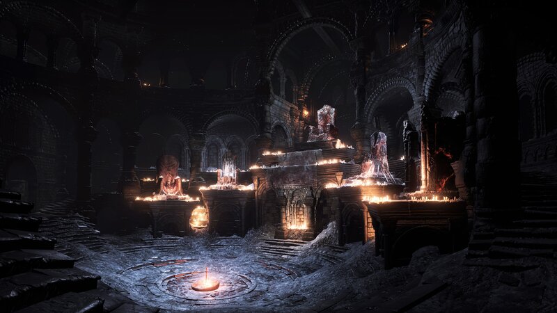 Ancient Stone Chamber — Black