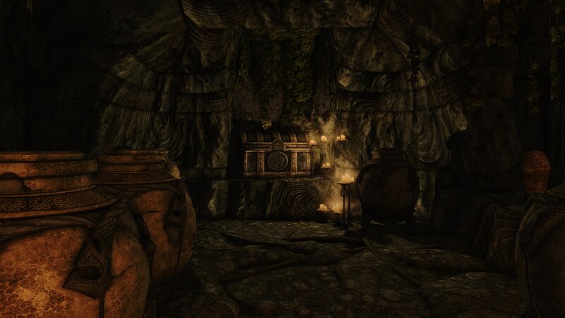 Ancient Stone Chamber — Brown, Dark, Mysterious
