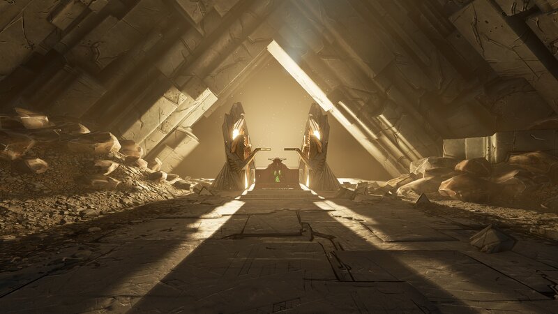 Ancient Stone Chamber — Brown, Mysterious, 3d Render