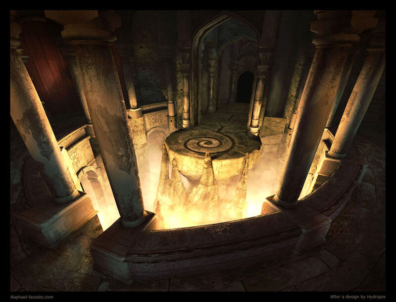 Ancient Stone Chamber — Brown, Mysterious