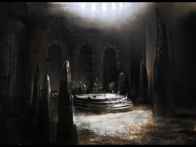 Ancient Stone Chamber — Brown