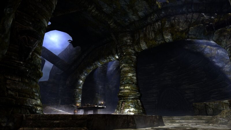Ancient Stone Chamber — Gray, Dark, Mysterious