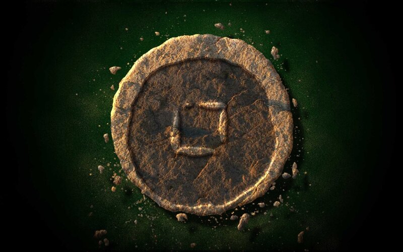 ancient stone coin