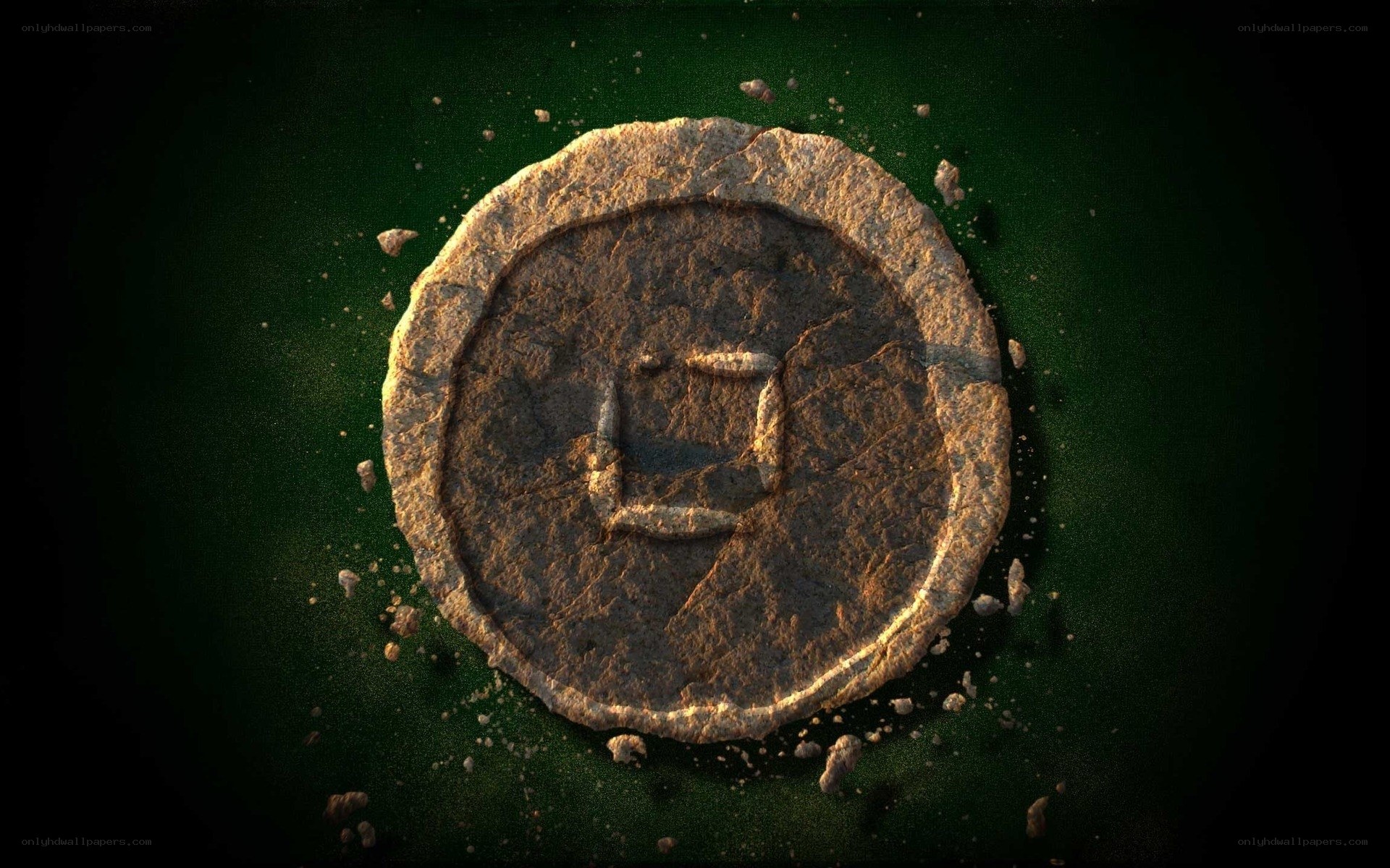 ancient stone coin