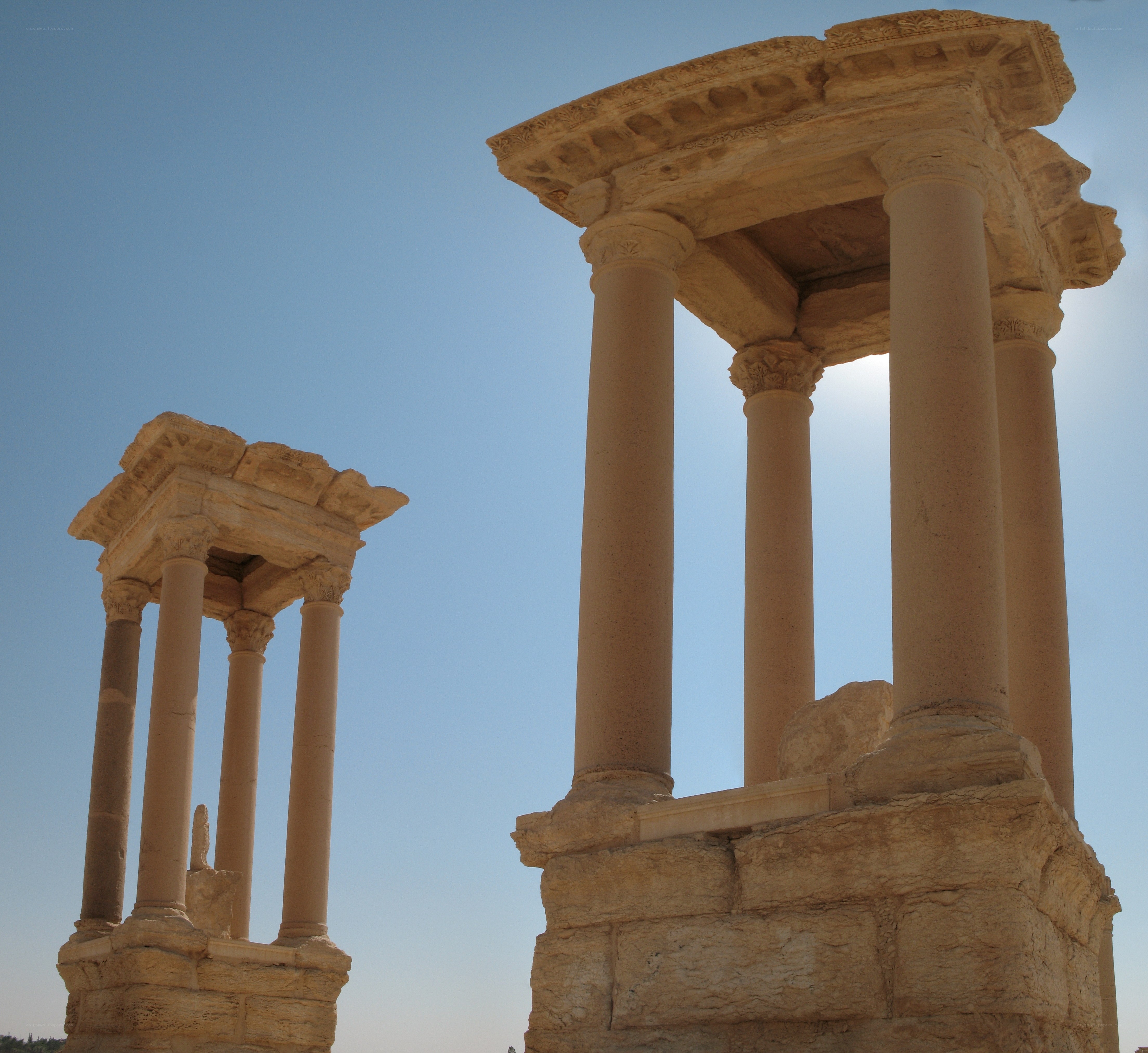 ancient stone columns